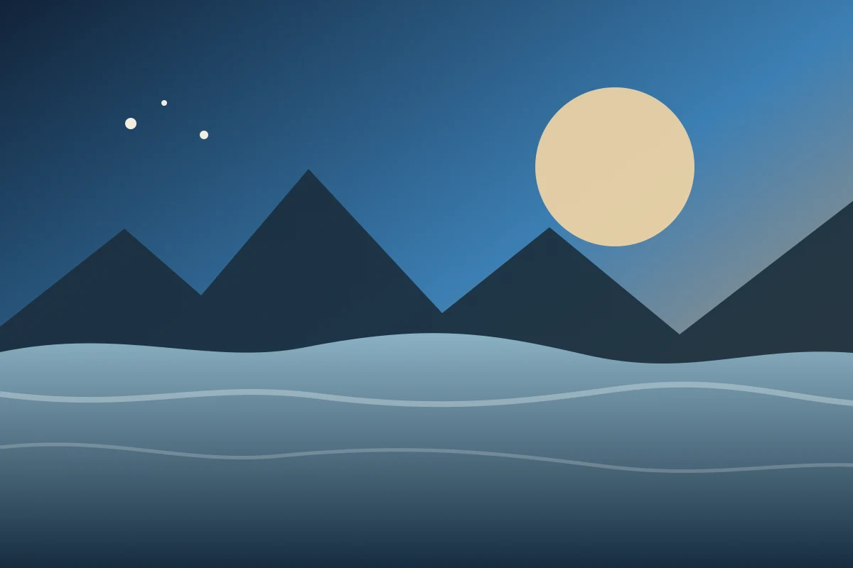 Original high-quality abstract landscape before image degradation